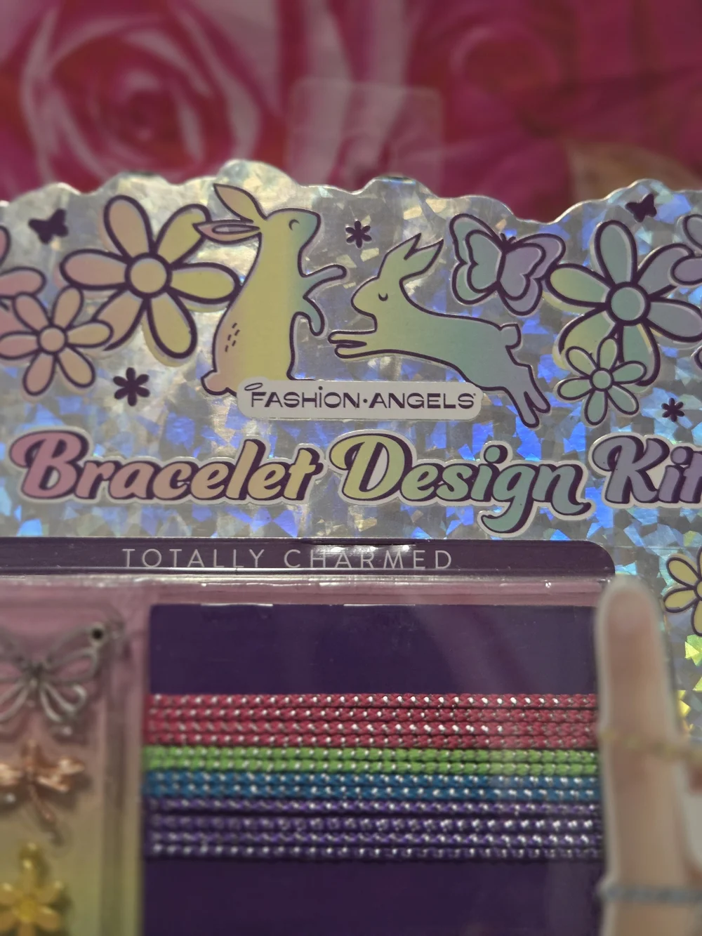 Bracelet Design Kit - Pink & Multicolor Kids Bracelet Set
